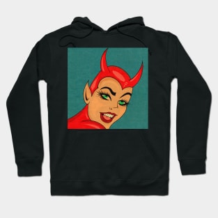 Devil in Latex Hoodie